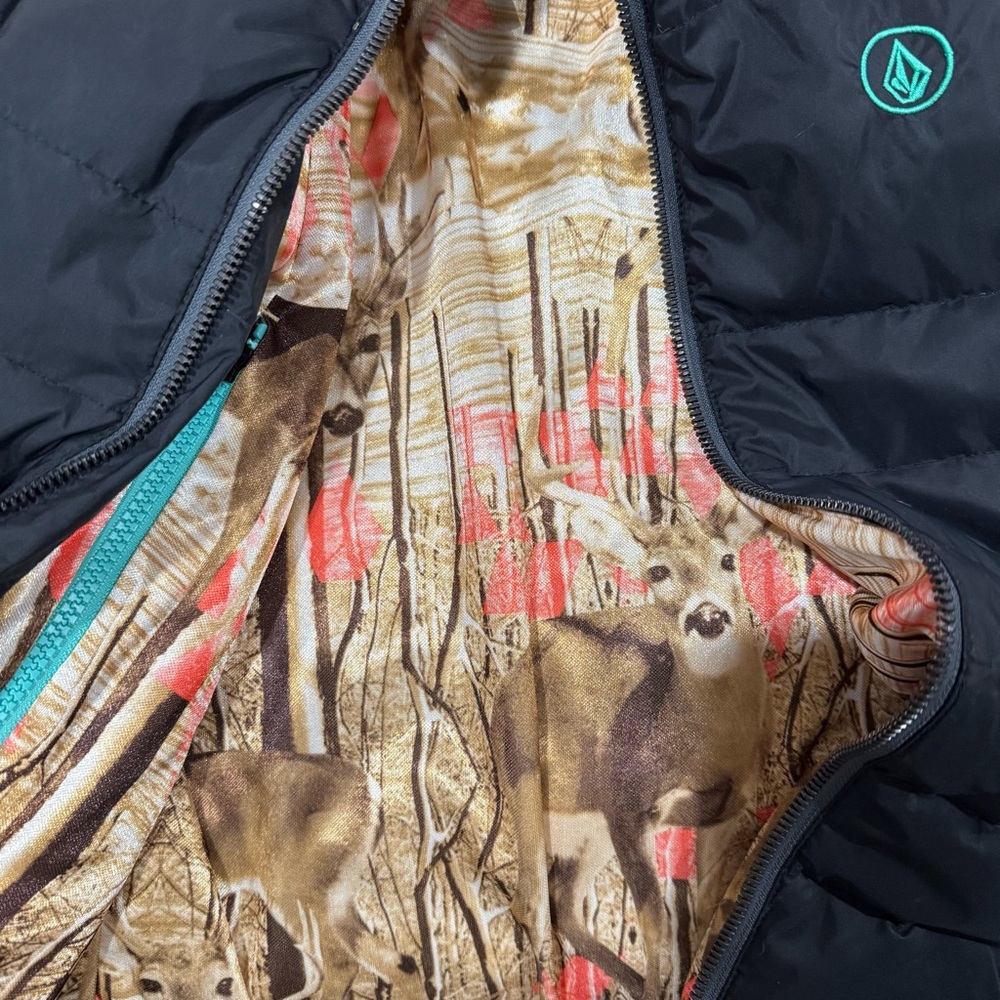 Volcom Black Puffer Jacket - Picture 11 of 14